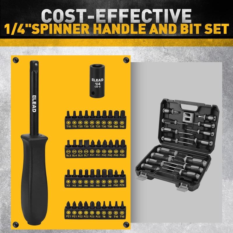 ELEAD 3/8" Drive Impact Socket Set, 96-Piece Deep & Shallow