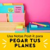 Post-it Notas Adhesivas, Colección Jaipur, 7.6 cm x 7.6 cm,