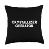 Crystallizer Operator Throw Pillow, 18x18, Multicolor