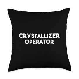 Crystallizer Operator Throw Pillow, 18x18, Multicolor