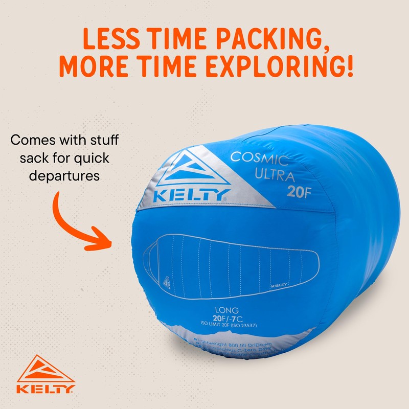 Kelty Cosmic Ultra 20 Deg 800 Dridown Reg Rh