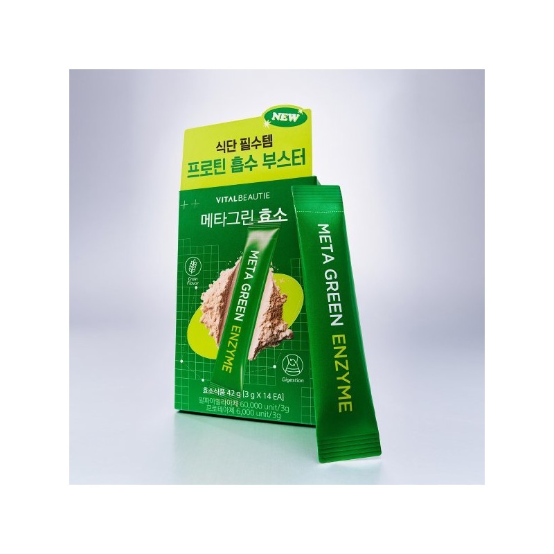 Vital Beauty 메타그린 효소 14입 MetaGreen Enzyme 14 Pack