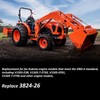OBD2 Adapter Cable for Kubota Vehicles, 4 Pin to 16
