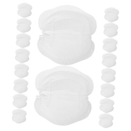 Healeved Super Absorbent Breast Pads for Postpartum Nursing Pads Leak-Proof Ultra-Thin Breathable Pack White