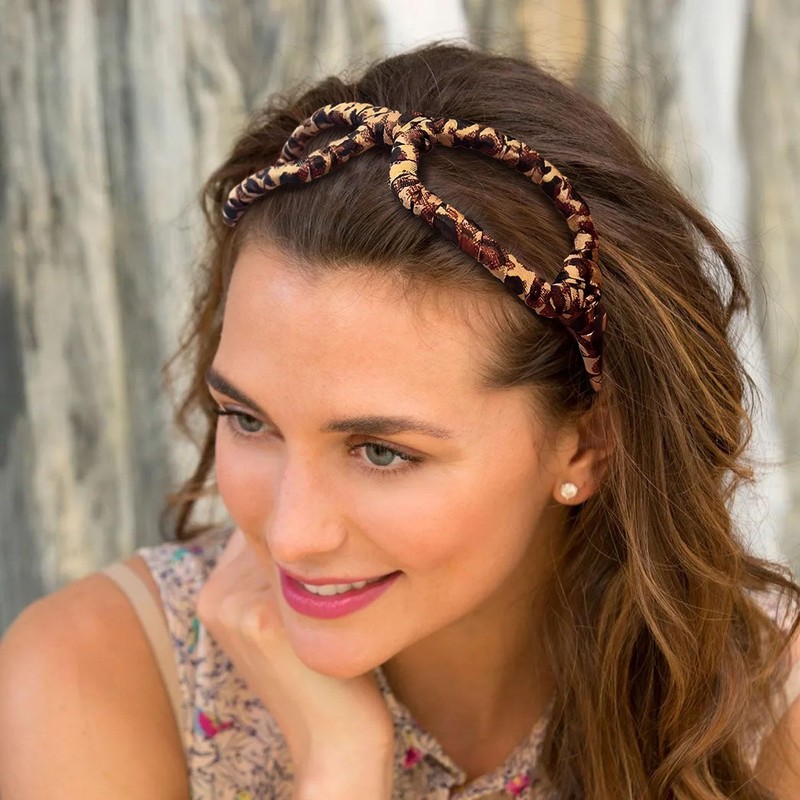 JazSwirl Sunglasses Headband for Women, Trendy Headband Leopard Headband, No