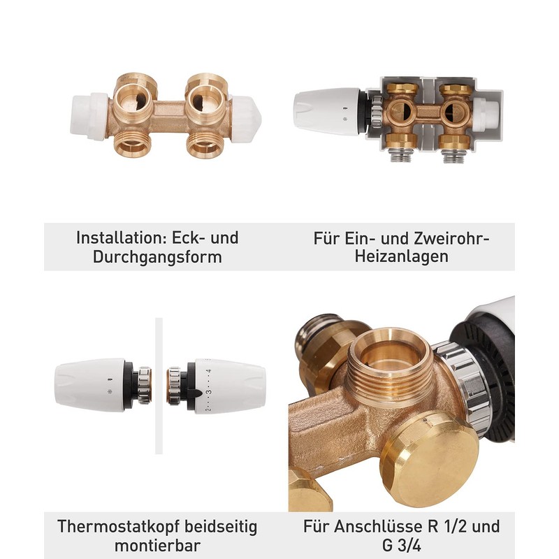 Heimeier Multilux 4 27337 4 Set