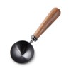 Easyworkz Retro Stainless Steel Coffee Scoop with Black Walnut Handle,10g