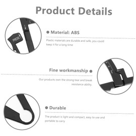 KOMBIUDA 2pcs Body Measurement Tape Skinfold Caliper Caliper for Men Women for Abdomen Waist Arm Hip Leg Fat Percentage