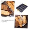 iplusmile Slot French Bread Pan Non Stick Baking Tray for