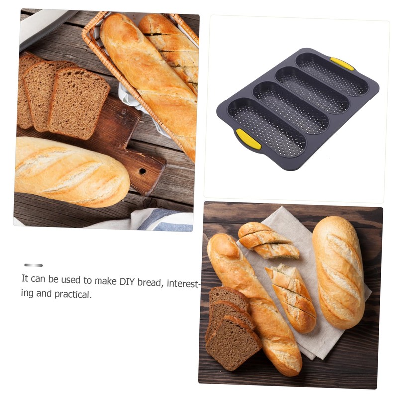 iplusmile Slot French Bread Pan Non Stick Baking Tray for