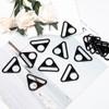 Sxutop 30 Pieces Metal Triangle Buckles 38 mm Inner Diameter