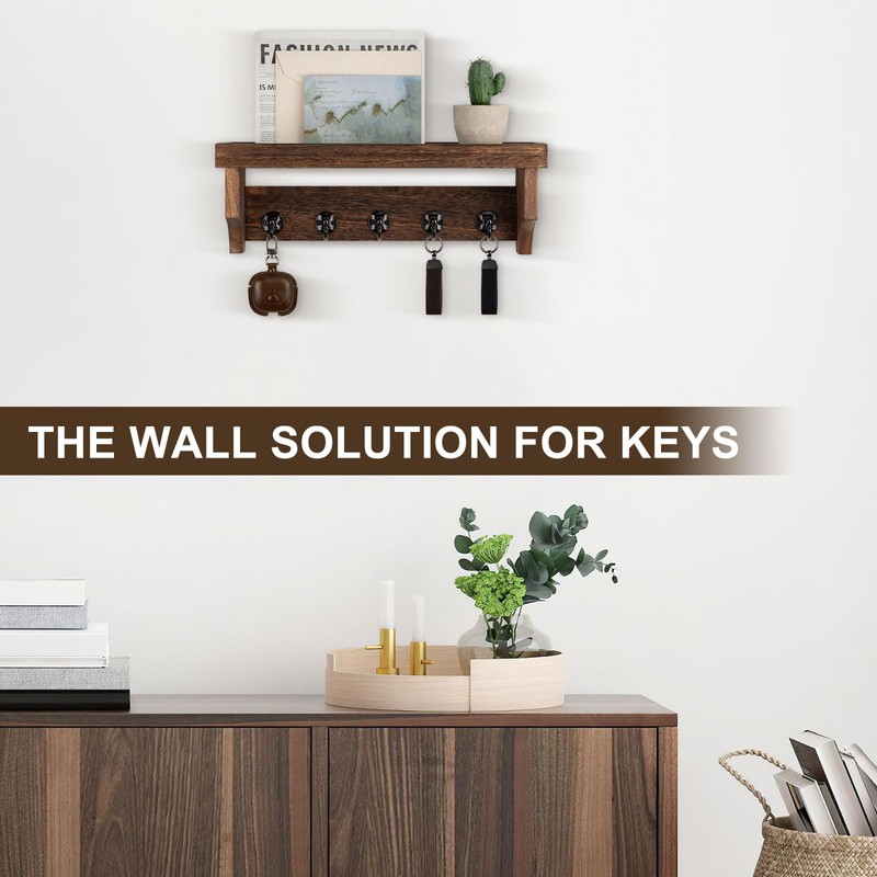 Lucundm Key and Mail Holder Wall Mount, Key Holder with