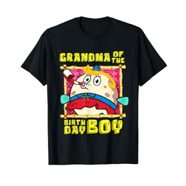 Mademark x SpongeBob SquarePants - SpongeBob Mrs Puff Grandma of the Birthday Boy Grandmother T-Shirt