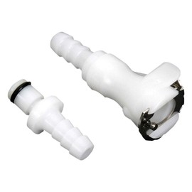 Motion Pro Fuel Line Quick Disconnect Couplings - Single - 1/4in. 12-0029, White