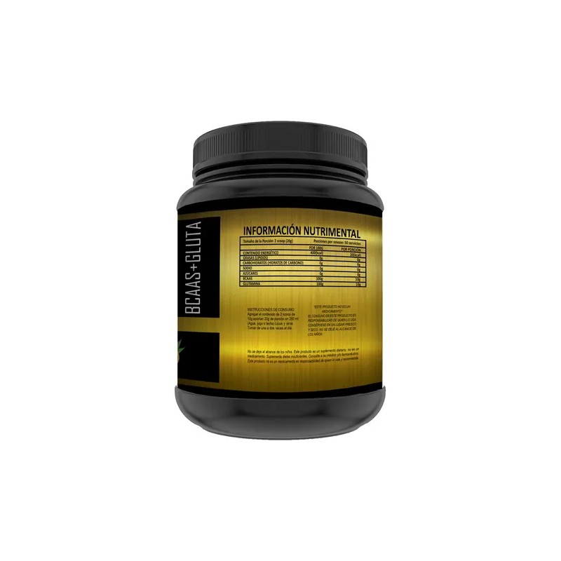 Aminoácidos Bcaas Glutamina Golds Protein 1kg Polvo 50serv