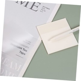 Operitacx 18 Pcs Transparent Note Pad Escritorios Memo Scratch Pad Clear Memo Note Transparent Memo Pad Student Note Pad Writing Pad Self The Pet Removable White Index Sticker