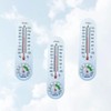 LIOOBO Termómetro Ambiental y Diseño Moderno Medición Precisa de Temperatura