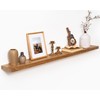 Marsmiles 55 inch Floating Shelves for Wall Solid Elm Wood