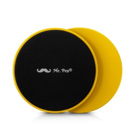 Mr. Pen- Core Sliders for Working Out, 2 Pack, Yellow, Dual Sided, Exercise Sliders Fitness Discs, Strength Slides, Fitness Sliders, Floor Sliders for Workout Sliders Disc, Gliding Discs for Exercise