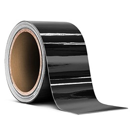 VViViD Black Mirror Chrome Air-Release Adhesive Vinyl Pinstripe Tape Roll (2 Inch x 20ft)