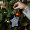Retro Fishing Makes Me Thirsty Star-Shaped Porcelain Holiday Christmas Tree