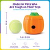 Brightkins Tough & Tumble 2-Piece Pumpkin, Enrichment Puppy Essentials, Dog