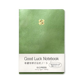 G.C.PRESS 752-00 Design Notebook, A5, Four Leaf Clover, 8.3 x 5.8 inches (210 x 148 mm), 160 Pages, 0.2 inch (5 mm) Square
