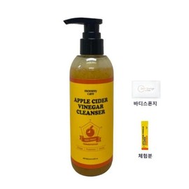 beautiful [Mamicare] Aesabi Cleanser Extra Large 200ml 1 Bottle + 1 Trial Sheet + Free Body Sponge _ Apple Toning Radiance / [마미케어]   애사비 클렌저 특대용량 200ml  1개 + 체험분 1매  + 바디스폰지 증정 _사과 토닝 광채