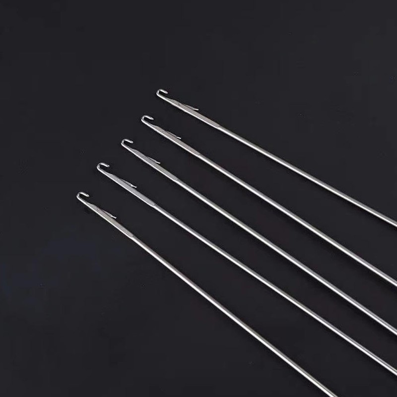 1Pc Silver Loop Turner Sewing Tool,Sewing Loop Turner Hook,Needle Hook,Crochet