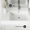 Swiss Madison SM-WS323 St. Tropez Wall Hung Sink with Right