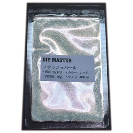 DIY MASTER Flash Pearl Red 10g (Extra Coarse, Dry)