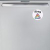 SURALIN Magnet Dishwasher Clean Dirty Sign Funny Design Magnet for