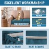 H.VERSAILTEX Loveseat Slipcovers for 2 Cushion Couch Stretch Dog Sofa