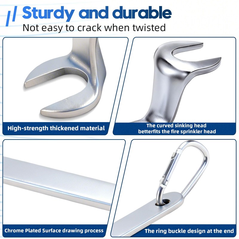 Happy Tree Universal Fire Sprinkler Head Wrench Fitting 1/2" Semi-