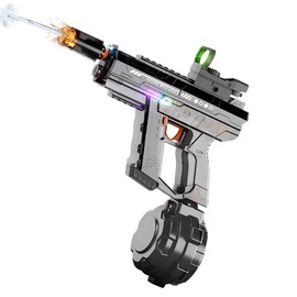 Electric Water Guns for Adults & Kids,Realistic Automatic Water Guns,Muzzle Flash and Water Absorption, 800CC Large Tank, 26-33 FT Long Range,Splash-Resistant Design,Summer Outdoor Pool Beach Toy