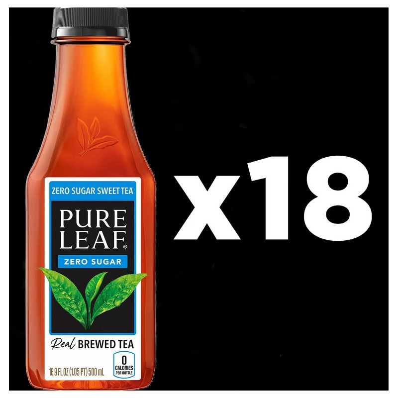 Pure Leaf Zero Sugar Real Brewed Tea Sweet Tea, 16.9
