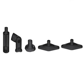 Maclean MC-528 2X Wandhalterung für Lautsprecher 1 Paar Boxen Halter Schwarz Lautsprecherhalterung