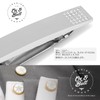 Ox & Bull ステンレス パヴェ クリスタル ネクタイピン ob-egvcryst-tb