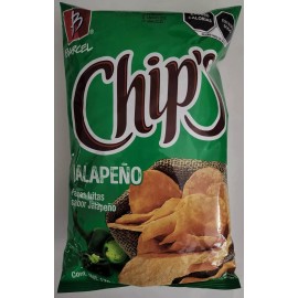 BARCEL NEW BARCEL CHIP'S JALAPENO MEXICAN CHIPS 170 GRAM BAG