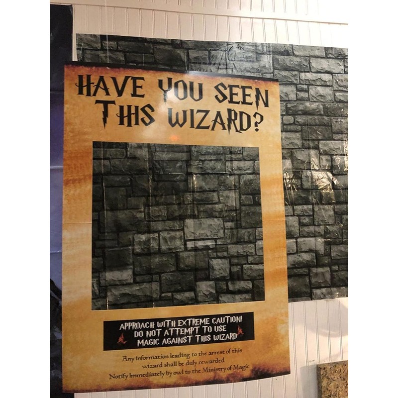 JeVenis Have You Seen This Wizard Photo Booth Prop Magician