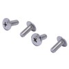 #10-32 X 1/2" Stainless Phillips Truss Head Machine Screw, (100pc),