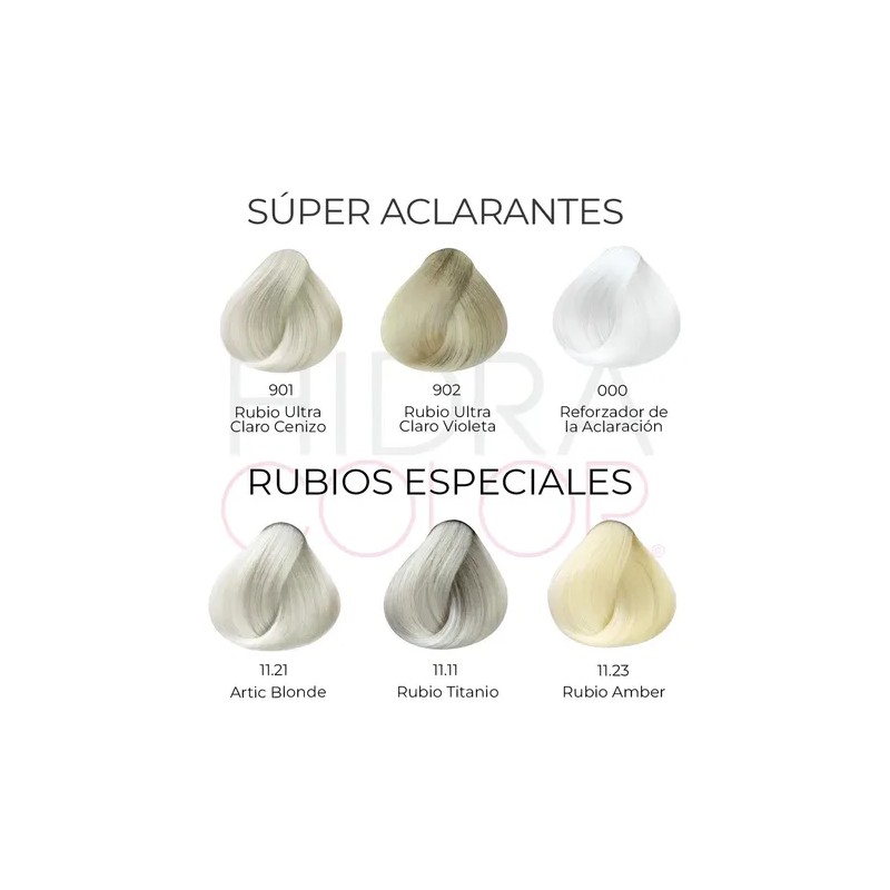 Tinte Para Cabello Hidracolor Naturales 90 Ml + Peróxido Tono