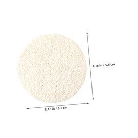 VICASKY 12pcs Natural Loofah Exfoliating Facial Pads for Deep Cleansing and Makeup Removal Gentle Washable and Reusable Scrubbers for Sensitive Skin for Travel and Daily Skincare Routine