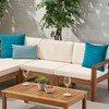 Topfinel Teal Cushion Covers 50cm x 50cm with Invisible Zip