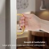 Malimali 4 Pack Gold Barn Door Handles, 5" Hole Center