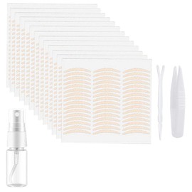 Yesmart Mesh Lid Tape, 576 Pieces, Water Stick, Eye Tape, Double Sided, Strong, Double Tape, Extra Fine Point, Skin Tone, Double Eye, Double Eye, Discreet, Tape, 3 Type Yes101 [Half Moon Slim]