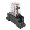 Weasch Electromagnetic Power Relay, JQX-13FL, AC 12V Coil, DPDT, 10A