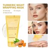 Turmeric Peel-Off Face Mask Moisturizing Water Fast-absorbing non-stick supplement Improves