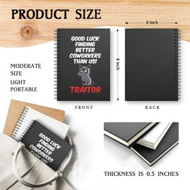 Good Luck Finding Better Colleagues Than Us,Funny Notebooks for Work，Funny Spiral Notebooks With 160 Pages，Funny Farewell Going Away Leaving Gift，Leaving Work Gift for Ex Coworker，leaving job gifts
