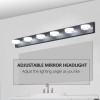 Ship in US,45" Modern 6-Light LED Vanity Light, Sleek Black
